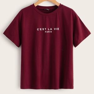 Slogan tee